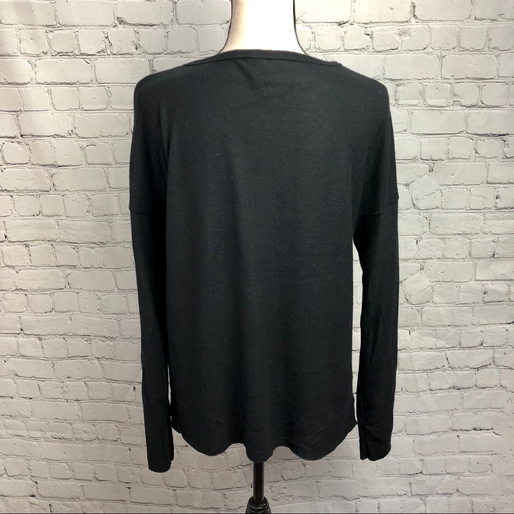 NWOT Caslon Brushed Fabric Pocket Top - Picture 3 of 6